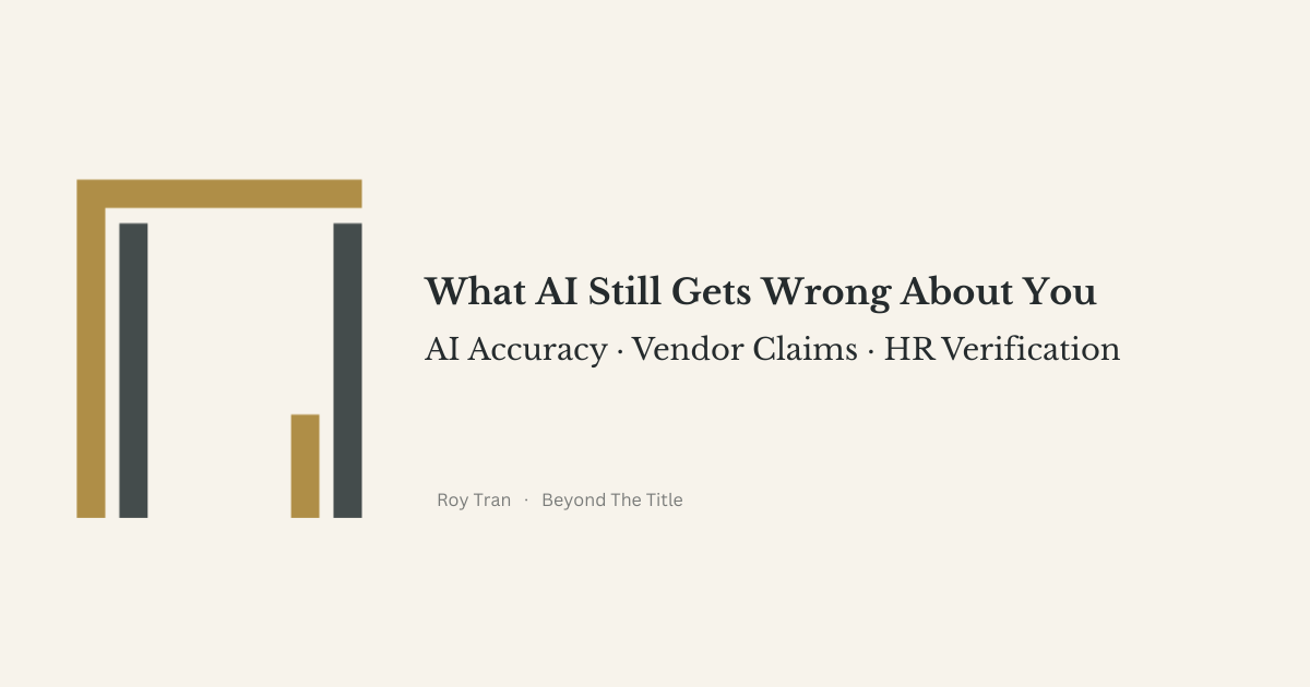 Fixing the Truth About Yourself Does Not Fix What AI Says About You
